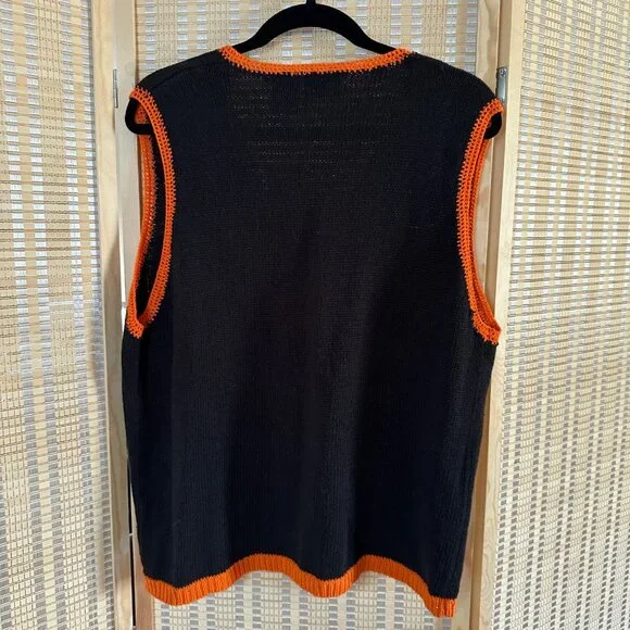 Vintage Basic Editions Halloween Pumpkin Candy Corn Embroidered SOLD - Picture 2 of 9